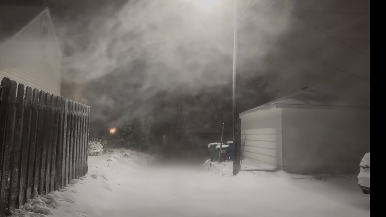 Midnight Walk During a Snowstorm | Minneapolis MN 3/5/25