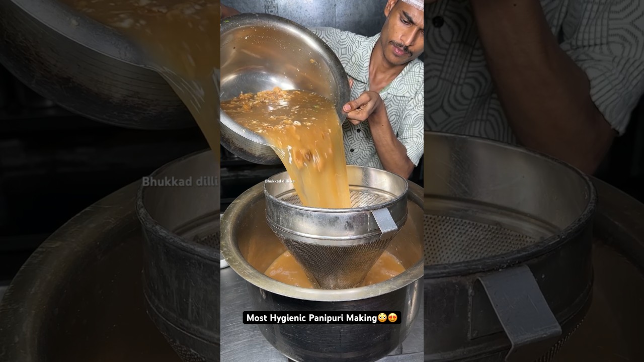 Most Hygienic Panipuri Making😳😍|| Indian Street food