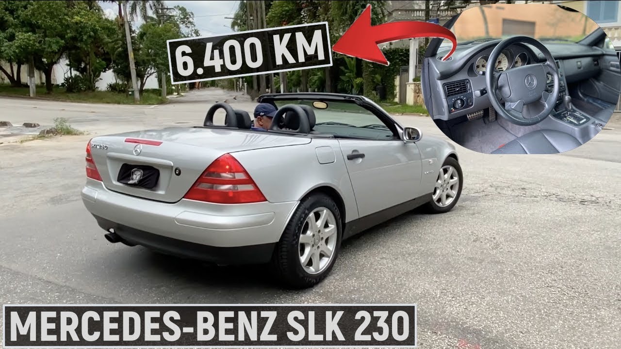 MERCEDES-BENZ SLK 230 COM 6.400 KM | Garagem do Bellote TV