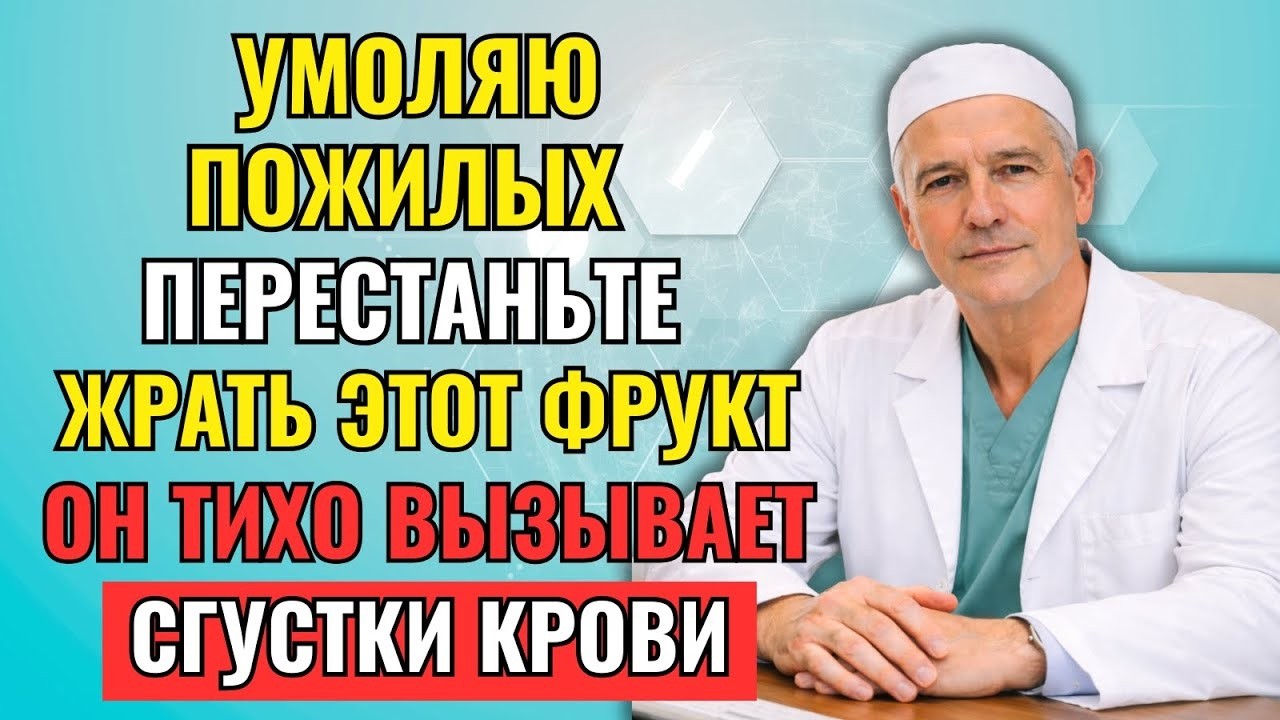Эти фрукты могут ускорять старение мозга? Хирург показал, что происходит в сосудах