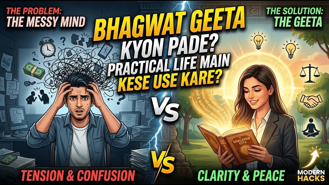 Bhagwat geeta kyon pade {ये वास्तविक जीवन में कैसे उपयोगी है} Practical Importance of geeta