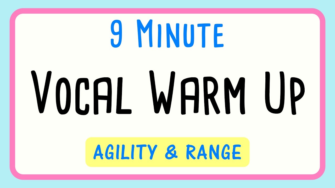 9 Minute Vocal Agility & Range Exercises Female Voice - Intermediate Level