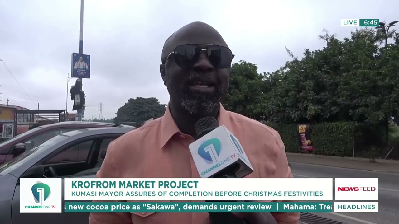 Krofrom Market: Kumasi Mayor Promises Completion Before Christmas!