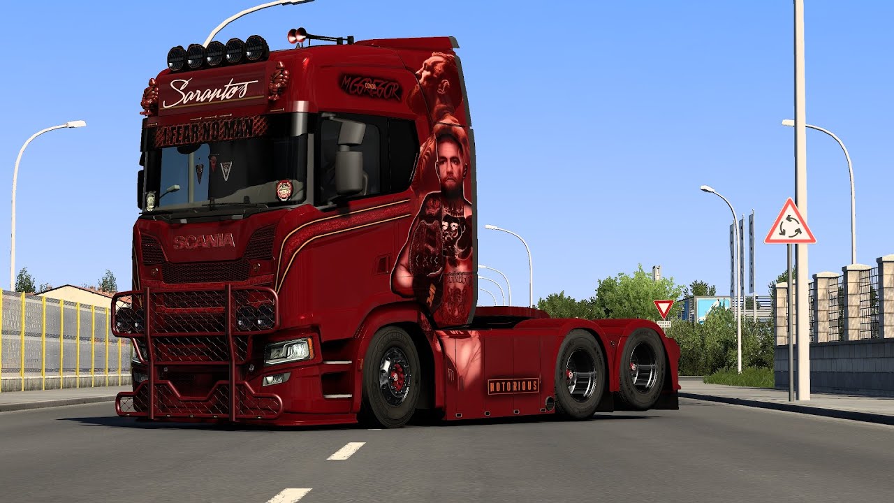 ETS2 1.55 / HDTS_Créations ------Scania Sarantos mcgregor