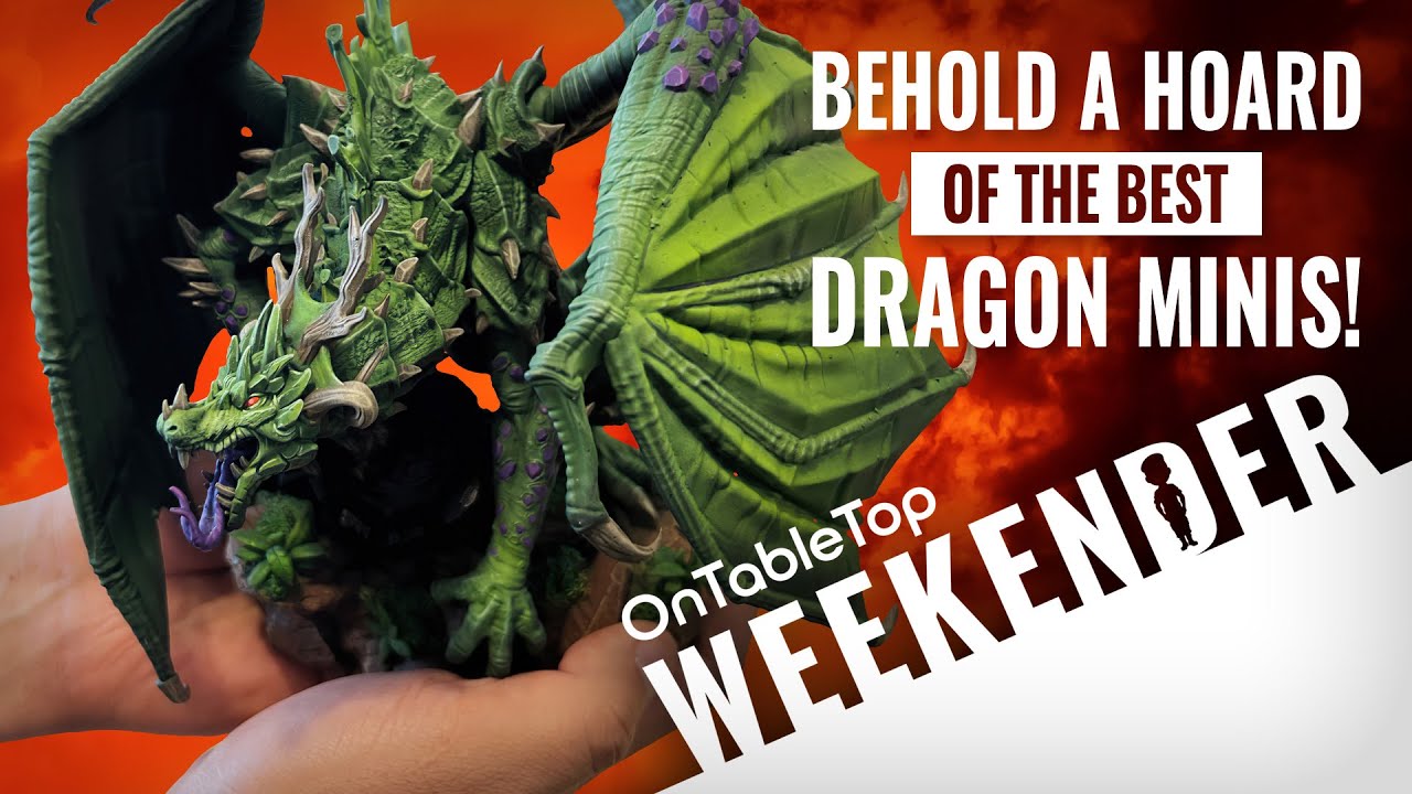 Best Dragon Miniatures For Fantasy Wargaming? We Think We Found Them! #OTTWeekender