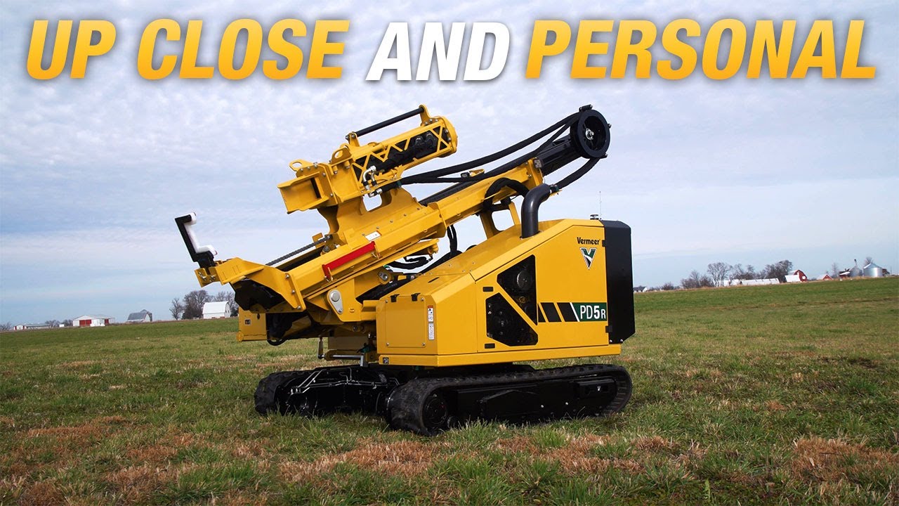 Walkaround of the Vermeer PD5R pile driver
