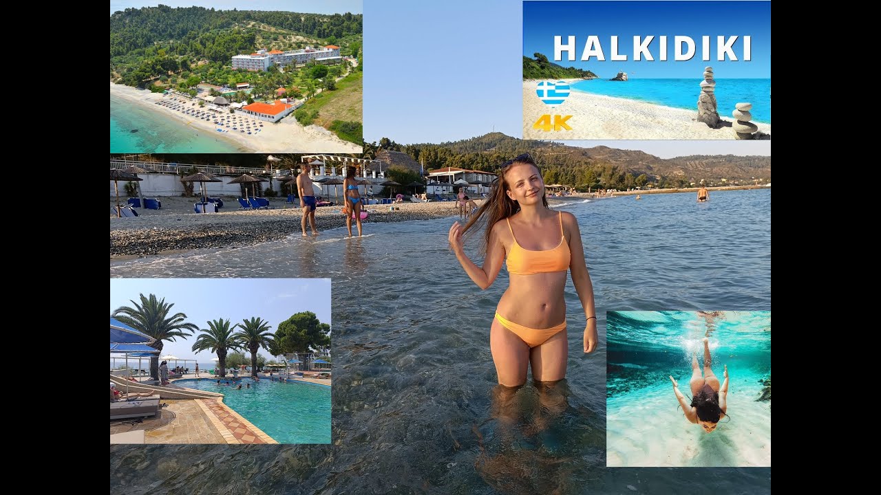 Woow 😻 piscina apa sarata de mare 🏖️ sirene 🧜‍♀️ plaja apa turcoaz 🏝️ Halkidiki 🇬🇷 Grecia #302
