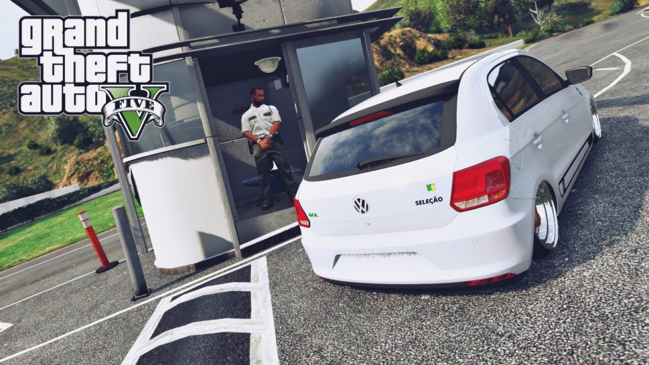 GTA V ROLE DE VOLKSWAGEN GOL G6 NO PANCADÃO E PINOTE