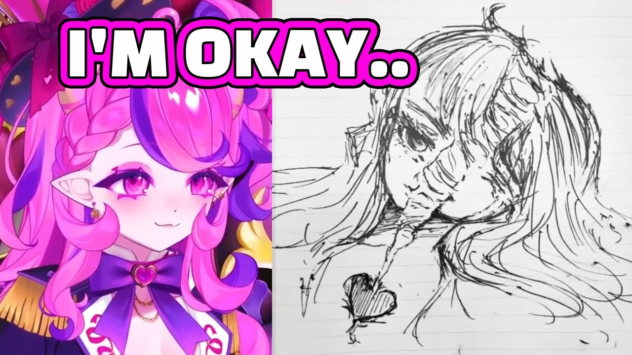 Ironmouse Shares a New Pic of Her IRL Drawing
