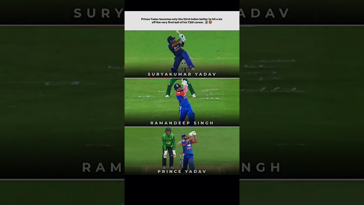 Prince Yadav Joins Elite Club &ndash; Six off First Ball in T20I Debut! 💥