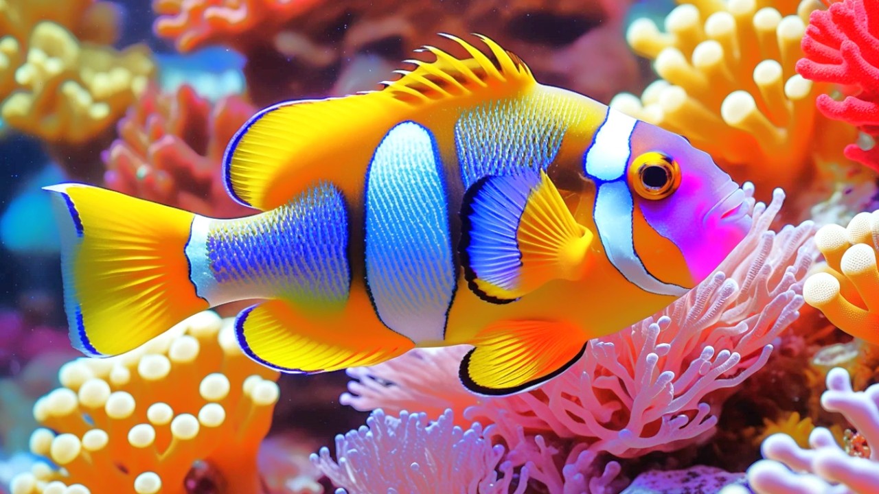 The Best 4K Aquarium - Dive Into The Mesmerizing Underwater Realm, Sea Jellyfish, Coral Reefs . #8