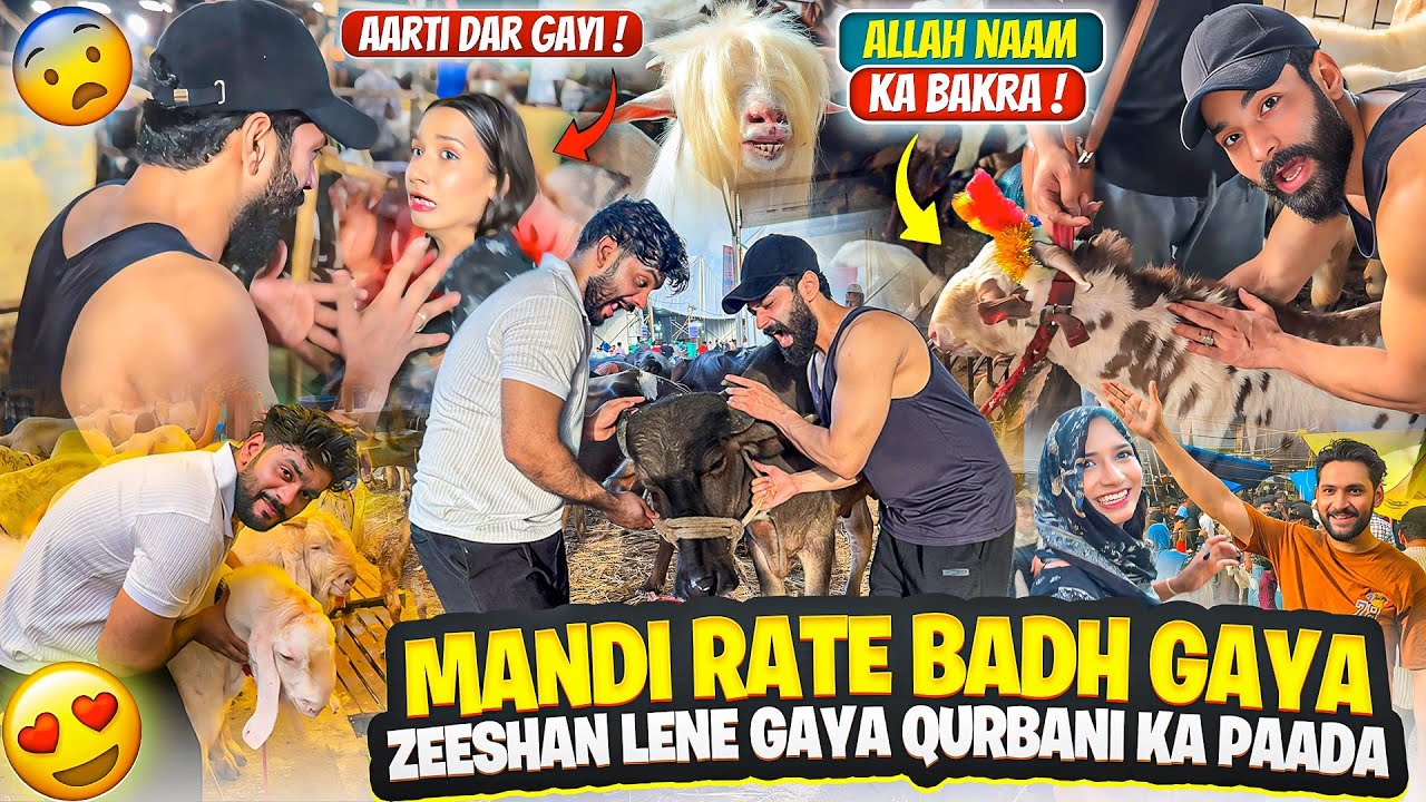 Bakra Mandi Me Rate Badh Gaya 😳 Zeeshan Lene Gaya Qurbani Ka Paada 😍| Fokats | Abresh & Zeeshan