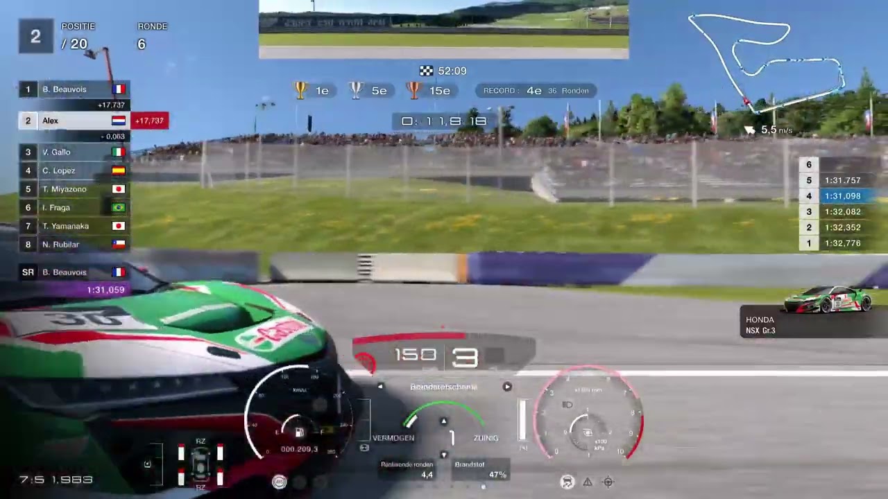 Gt7 Human Comedy Red Bull Ring - Gold even with some massive spins!