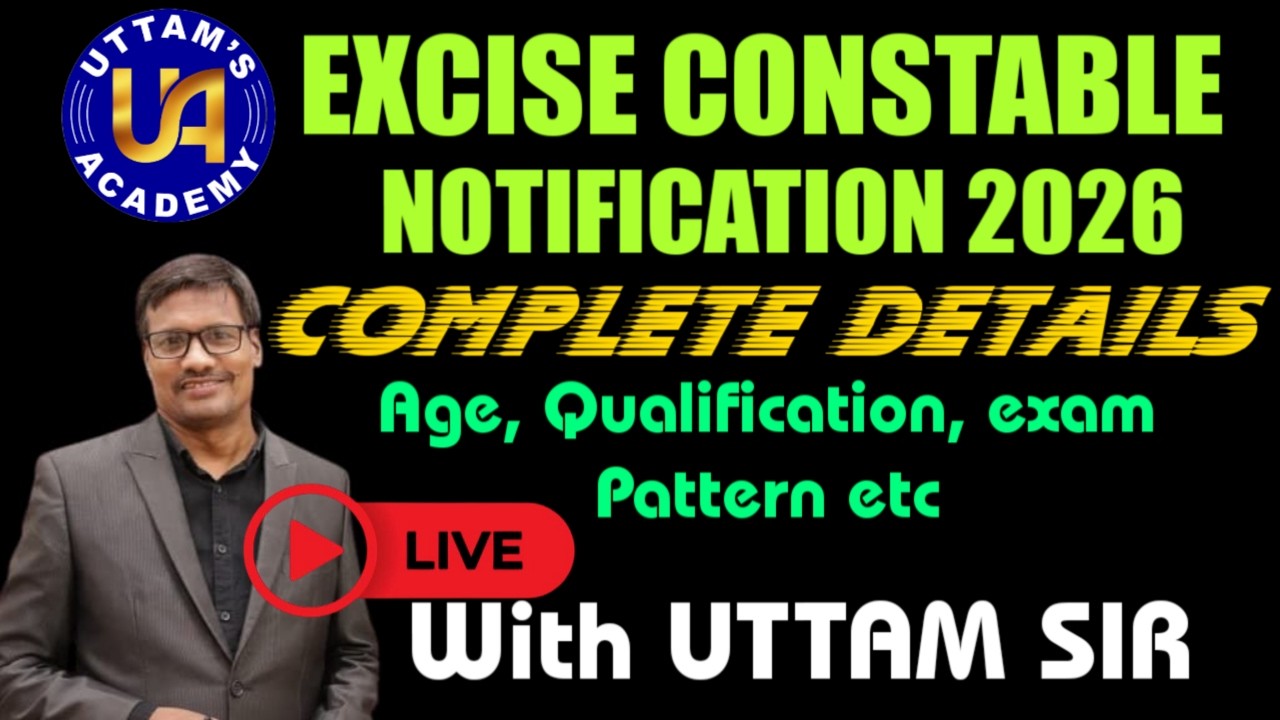 Excise Constable Notification Details