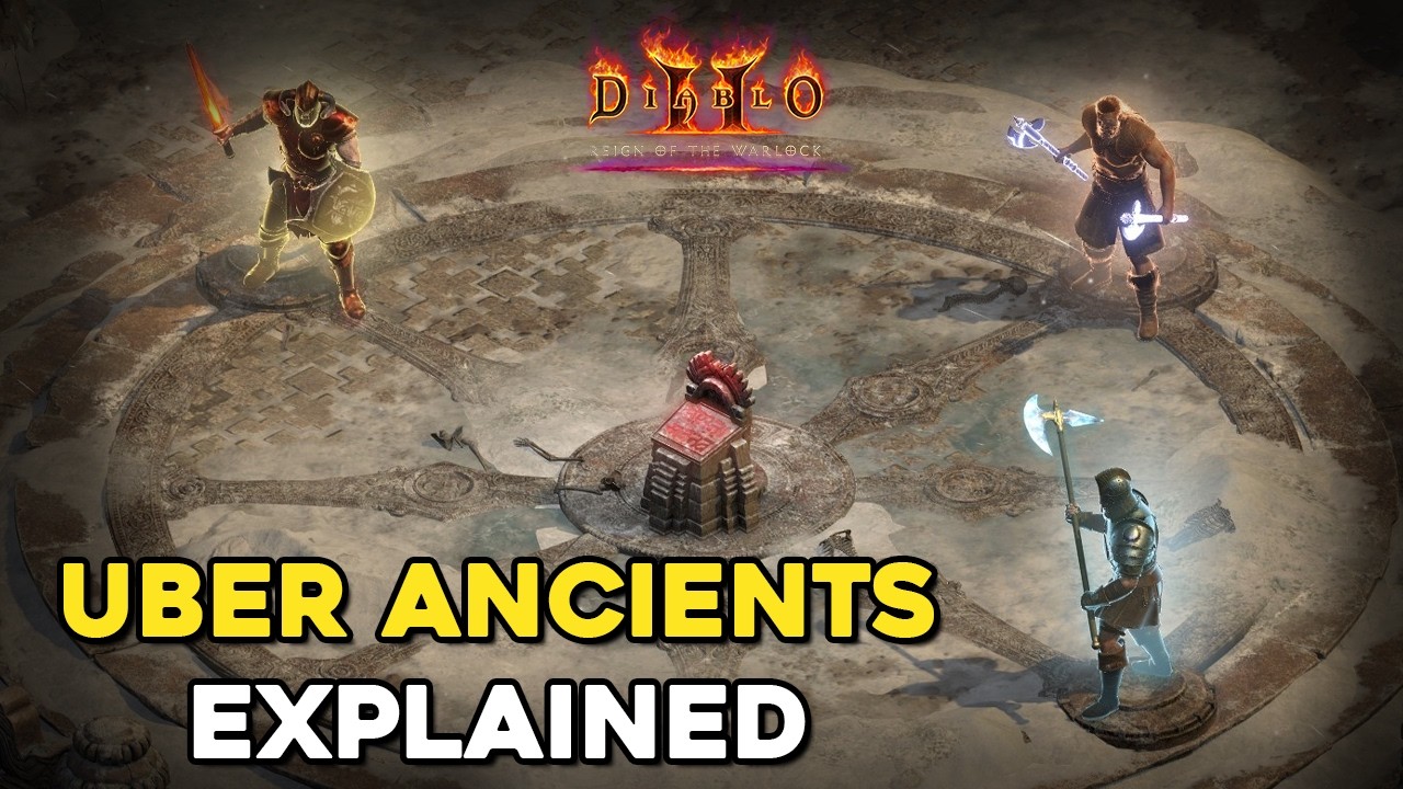 UBER ANCIENTS EXPLAINED | DIABLO 2 RESURRECTED | REIGN OF THE WARLOCK