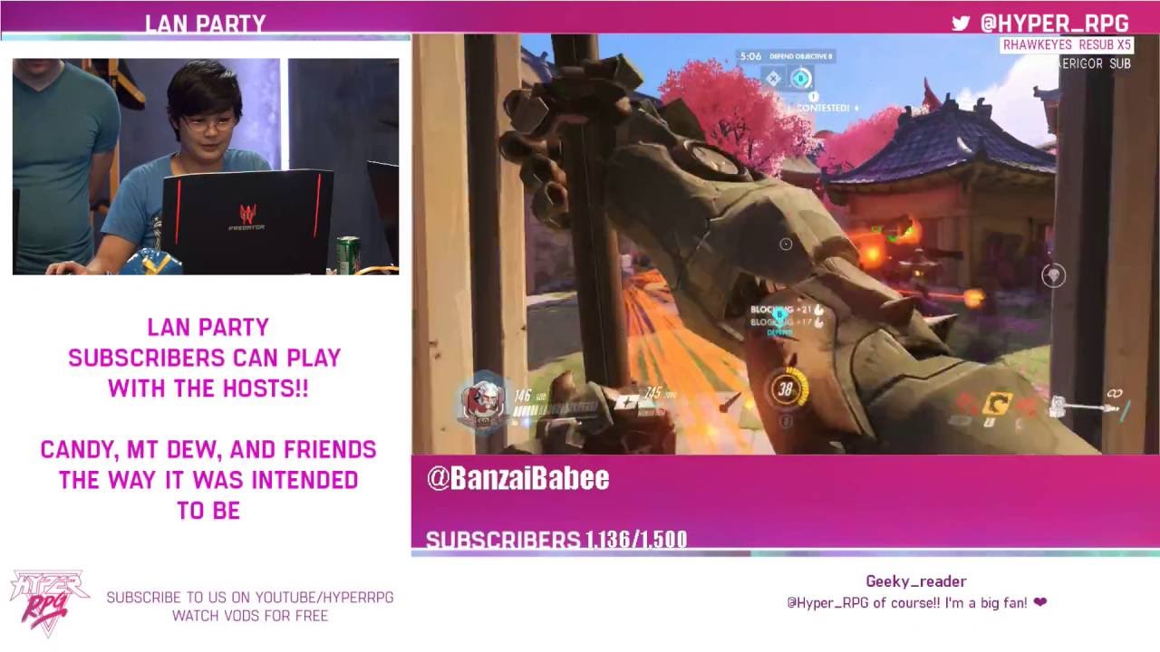 Overwatch LAN Party | Capn_Flint, RandomTuesday, BanzaiBabee & ProAceJoker