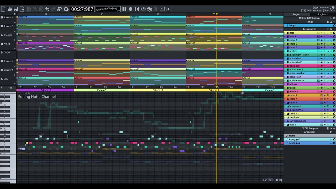 Breakcore in Famistudio?