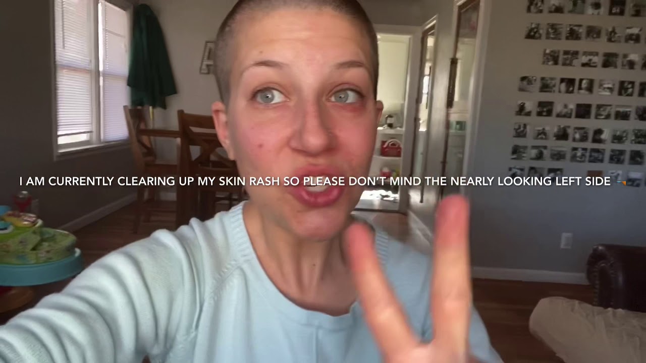 Inversion method on fresh buzzcut. Week 1!