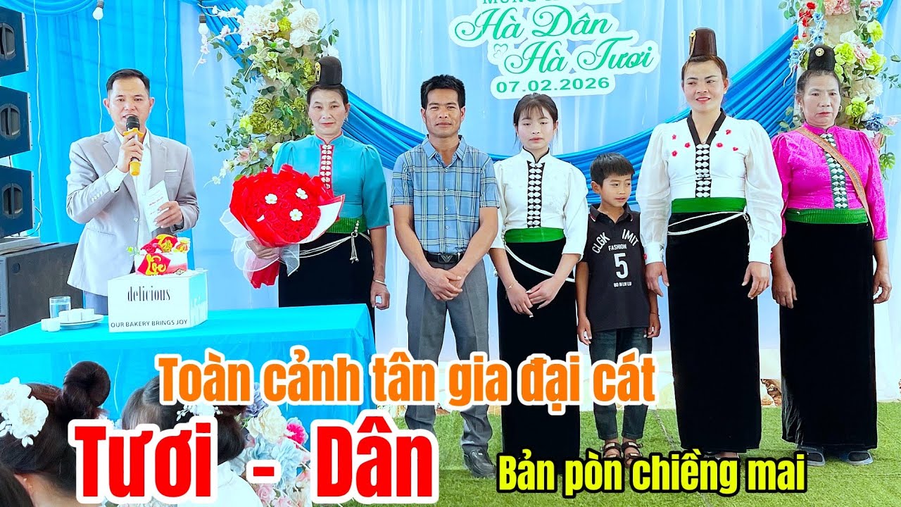 Toàn cảnh tân gia đại cát Hà Dân - Hà Tươi bản pòn chiềng mai sơn la