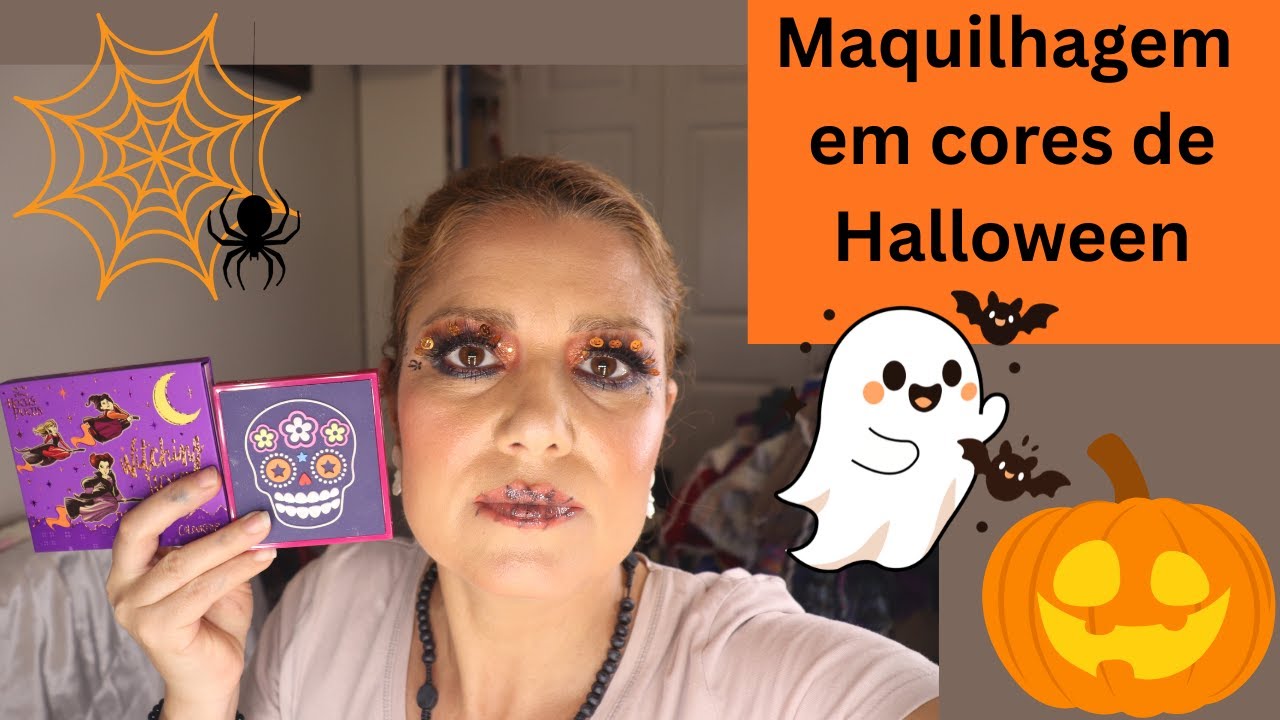 Maquilhagem em tons de Halloween (2025)