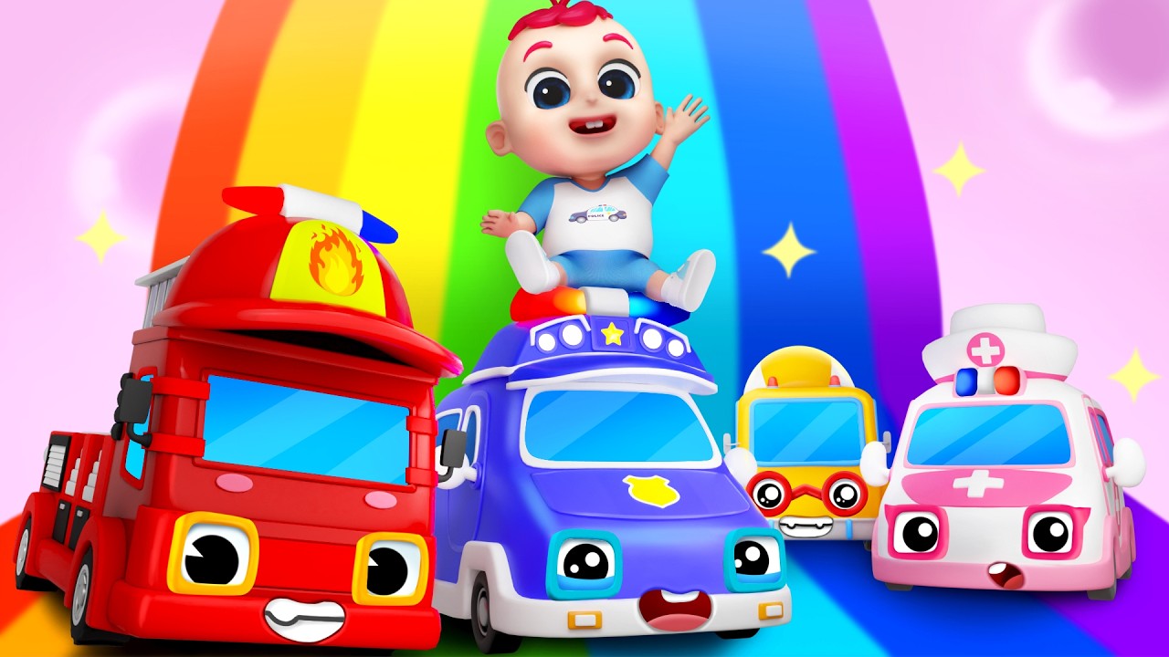 Baby Police Chase Thief | Where is my Wheel? | BiBiBerry | Kids Songs & Nursery Rhymes