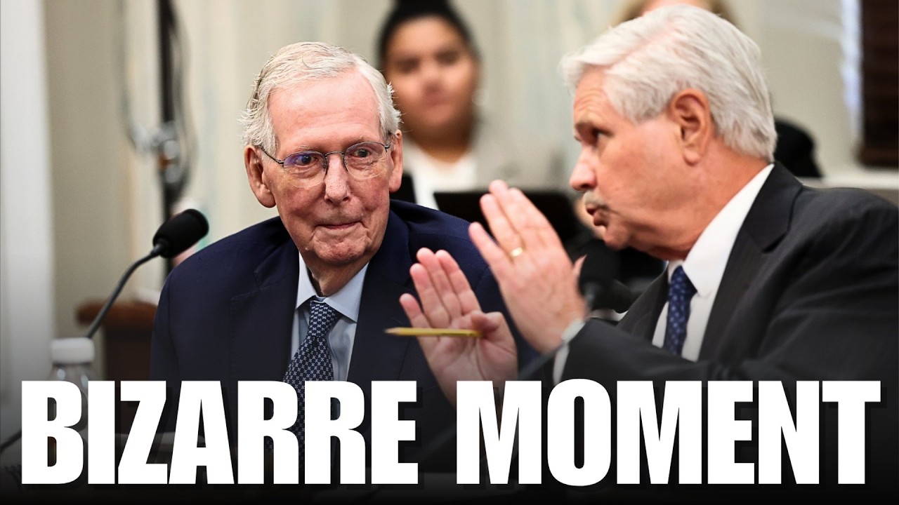 Wild moment Mitch McConnell told how to vote by senator