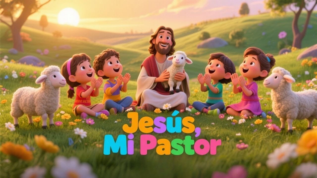 Jesús, Mi Pastor 🐑✨|  Canción Cristiana para Niños ⛪