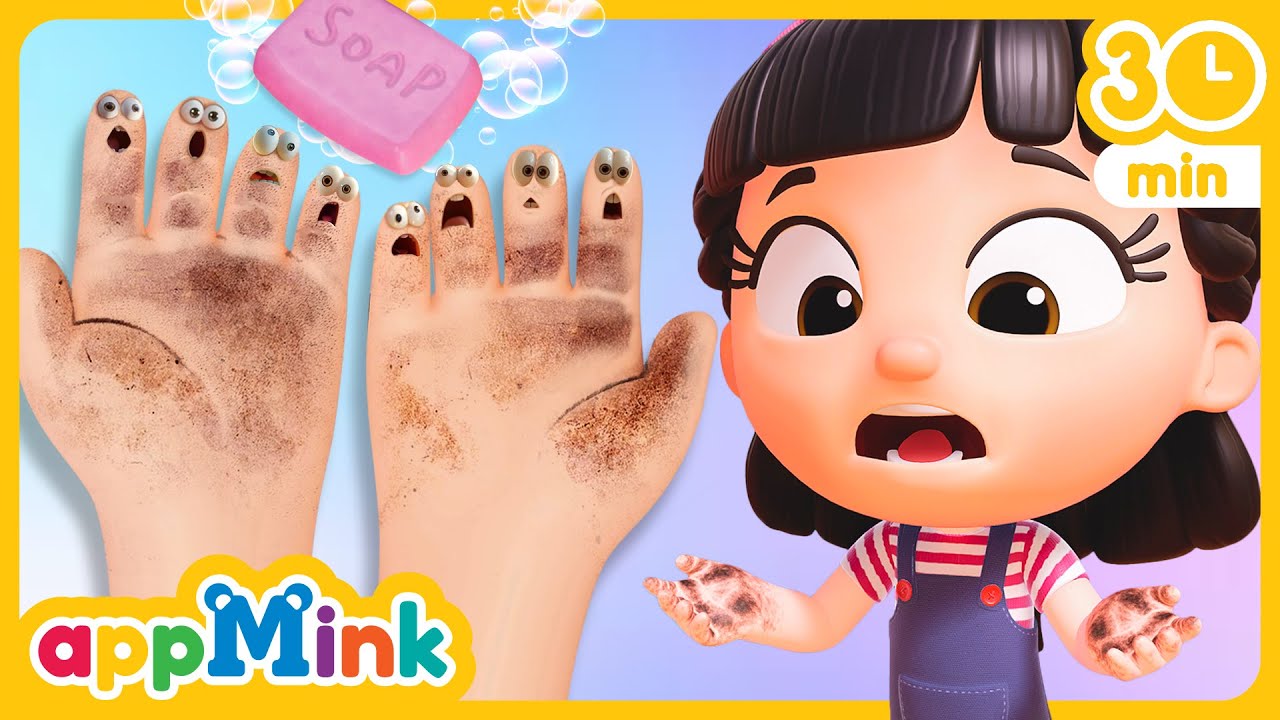 🚿✨ Wash Your Hands🛁🦷 Healthy Habit Heroes🧼🎵 #appmink #nurseryrhymes #kidssong #cartoon #kids