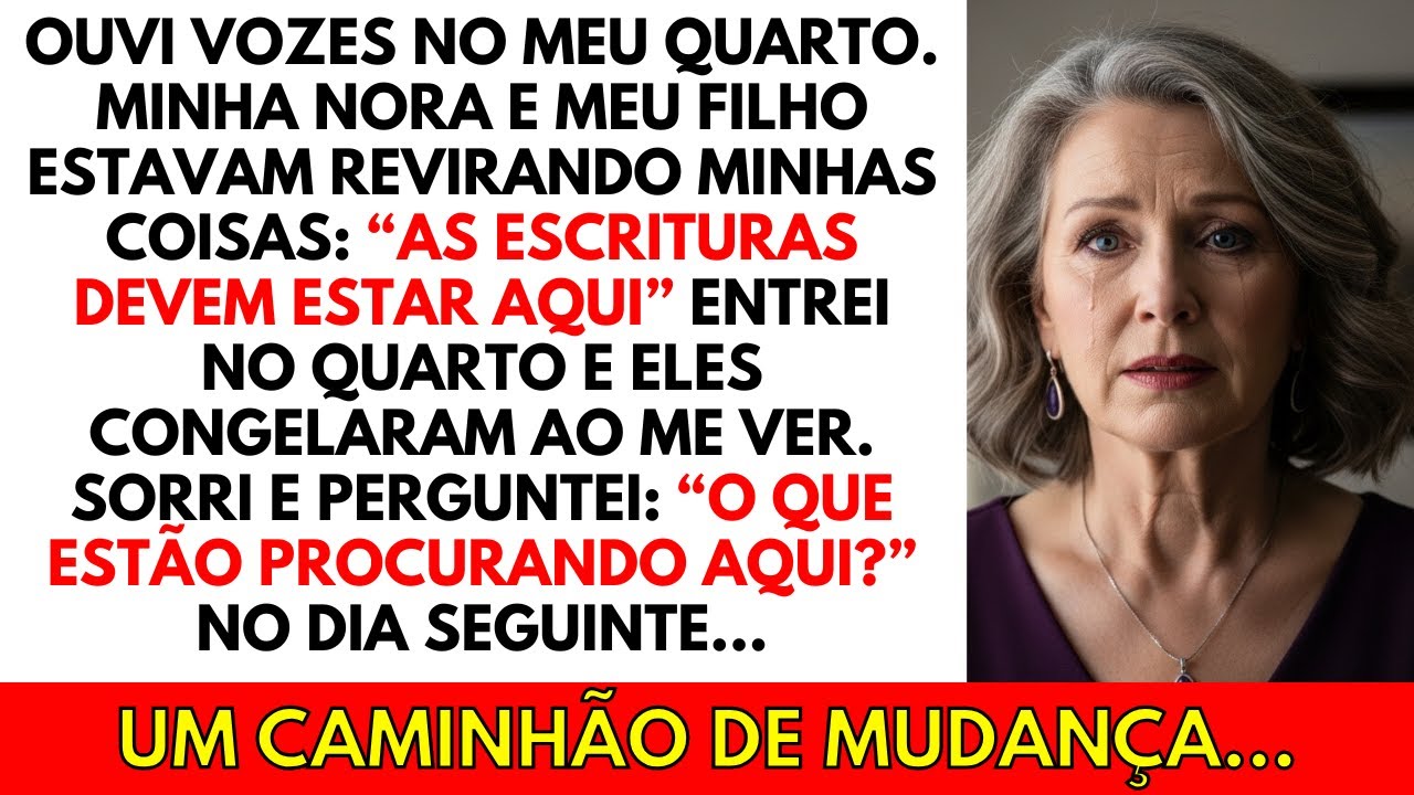 Eu ouvi meu filho revirar as gavetas no meu quarto: 