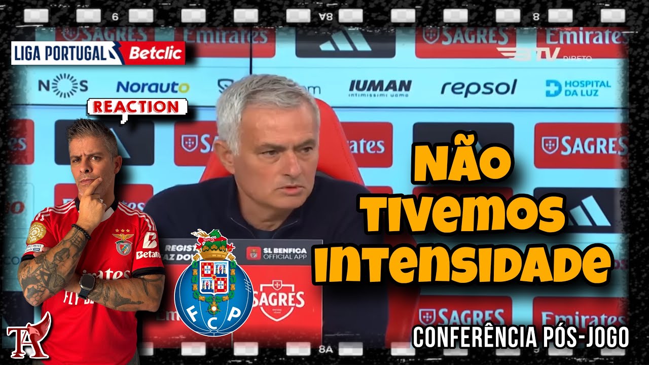 PORTO: CONFERÊNCIA IMPRENSA PÓS-JOGO LIGA: MOURINHO ANALISA EMPATE, POLÉMICAS E FRACA PRESTAÇÃO!! 🦅🔴