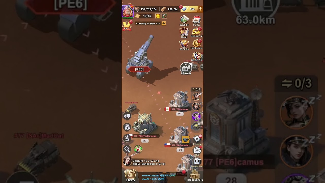 Server 77 capital clash whales vs ducks 