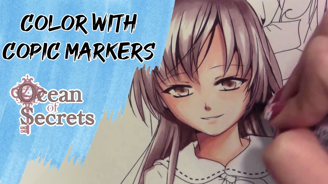 Coloring with copics- My Manga characters