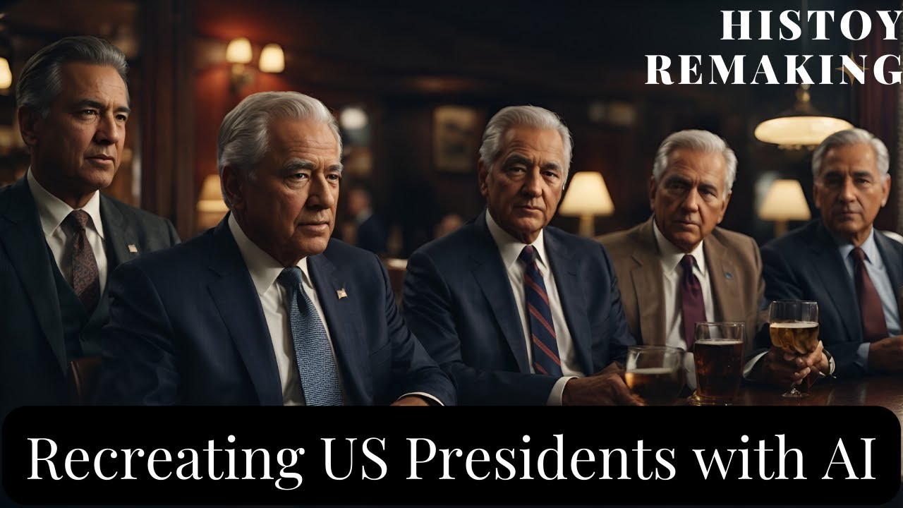 Recreating US Presidents with AI: U.S. Presidents' Unusual Hobbies Revealed #history #facts #hobi