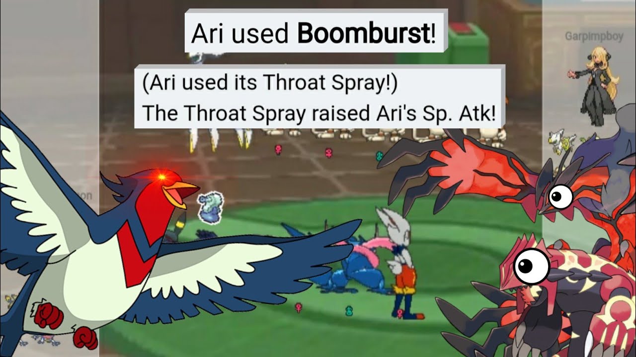 Swellow BROKE THROUGH National Dex AG with BOOMBURST + THROAT SPRAY COMBO!!