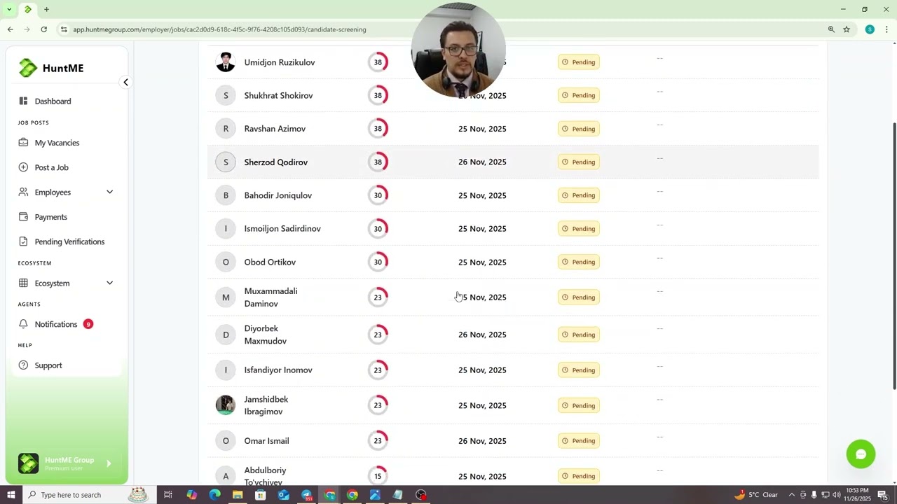 Как управлять вакансиями на HuntMe | Часть 3