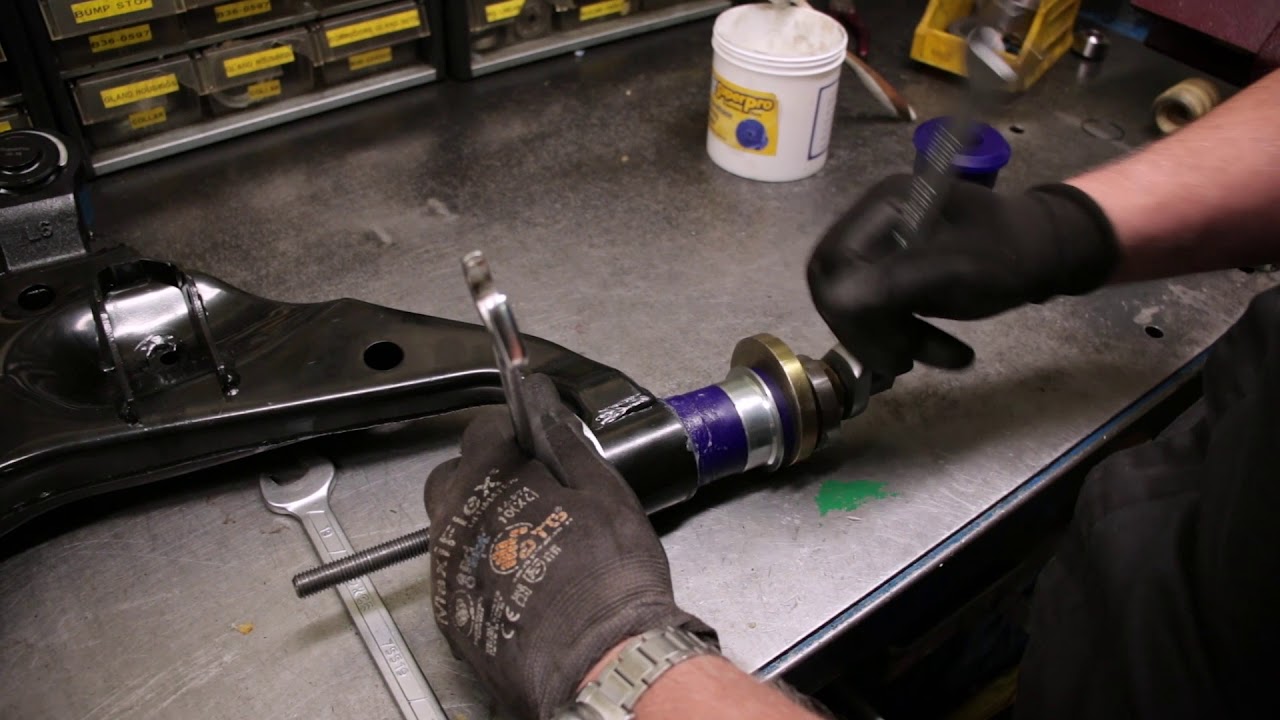 How to Install SuperPro Suspension Bushings into a 4x4 Control Arm