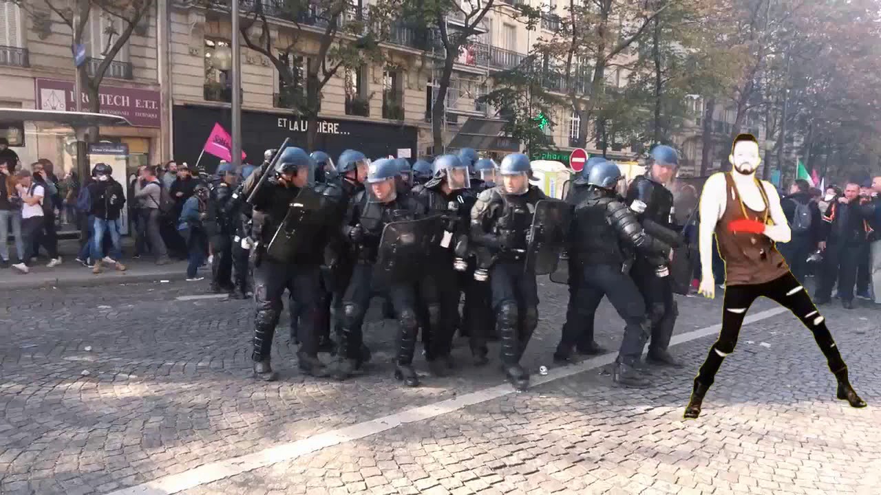 CRS manif gangnam style 3