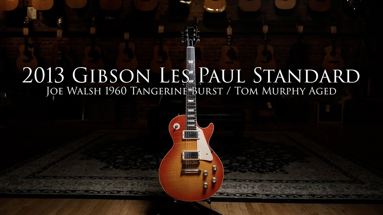 2013 Gibson Les Paul Standard Joe Walsh Murphy Aged