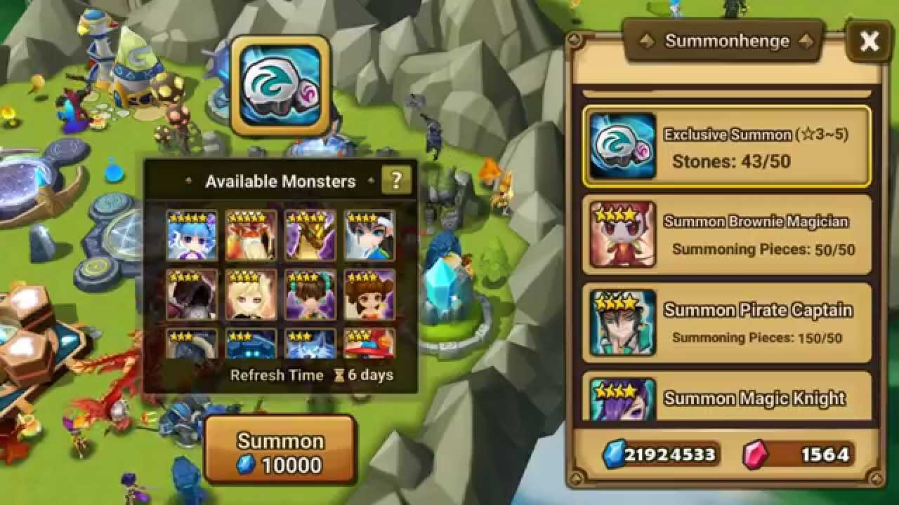 Summoners War: Quest for Verdehile (1300 Exclusive Summon Stones)
