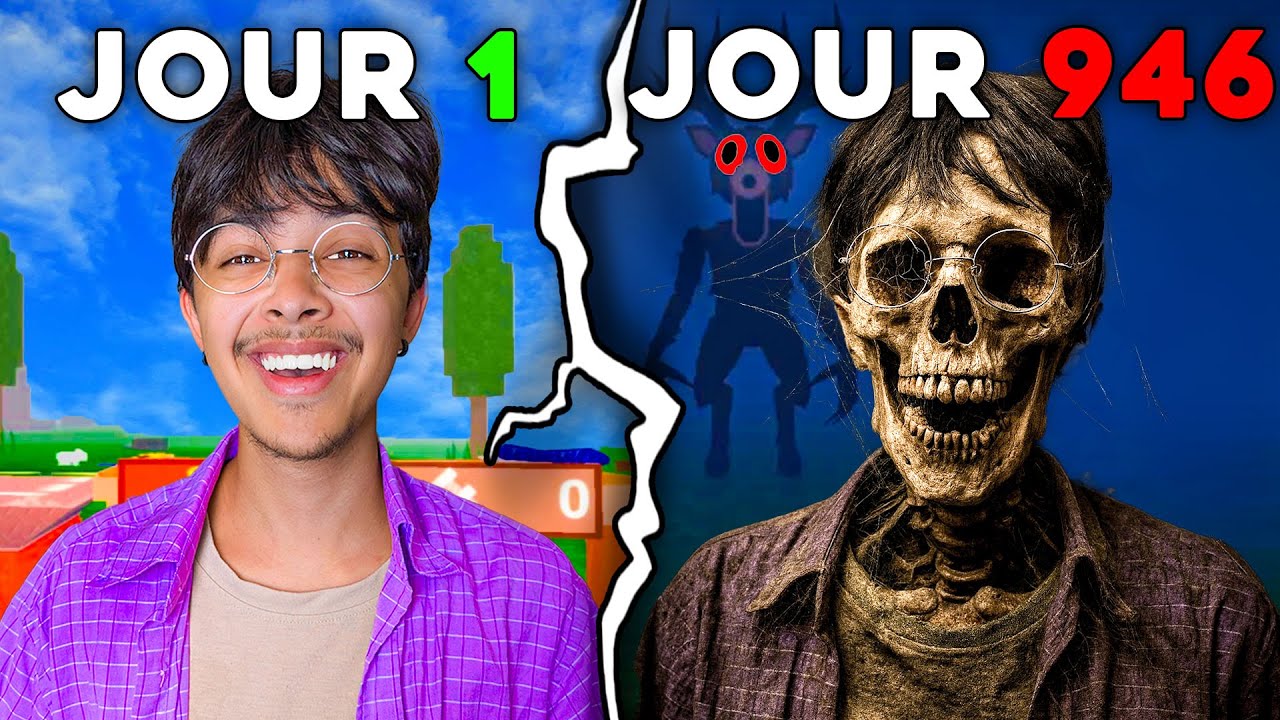 Peut-On Survivre 1000 JOURS dans une Forêt avec un Monstre ? (Hardcore)