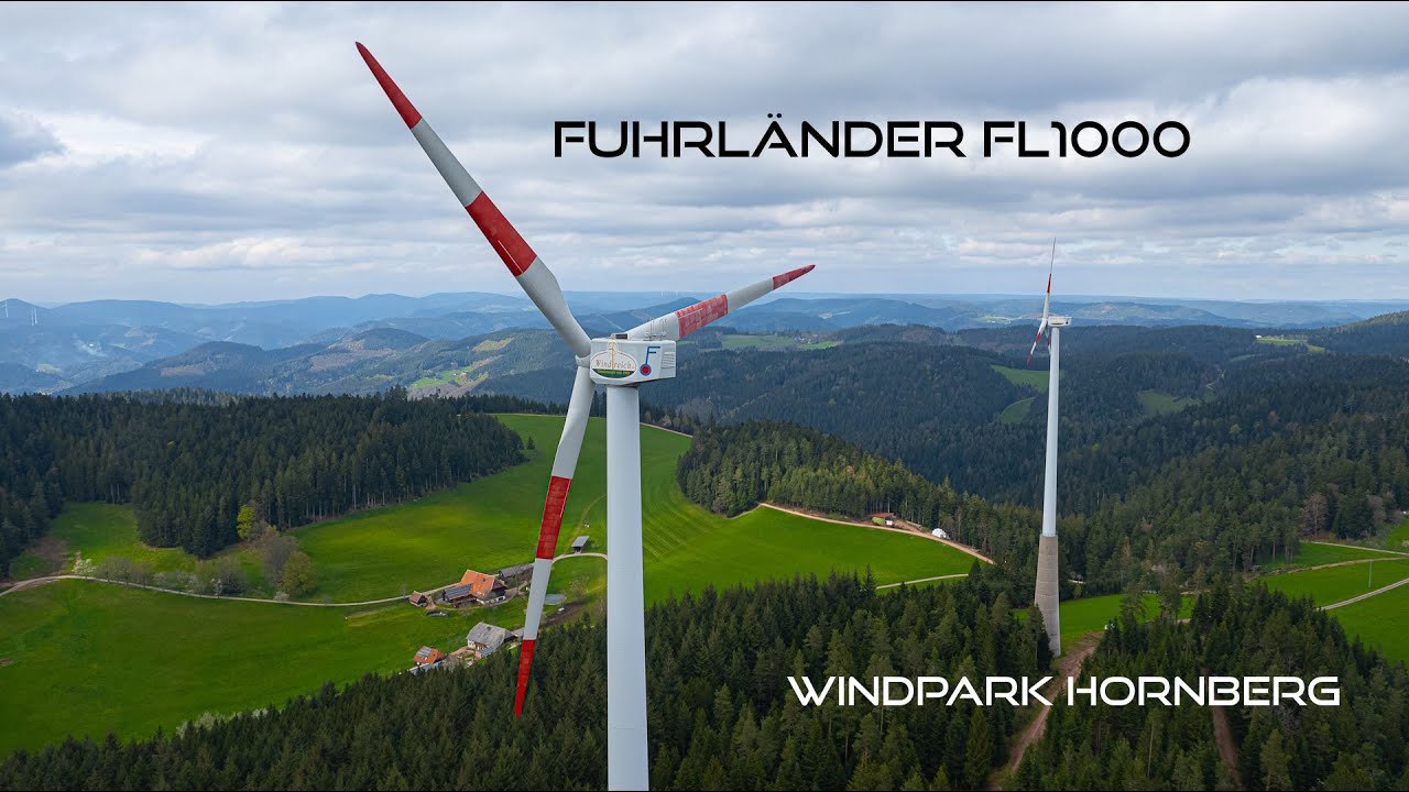 Fuhrländer FL1000 | Windpark Hornberg Part 2 | DJI Air 2S | 4K60FPS