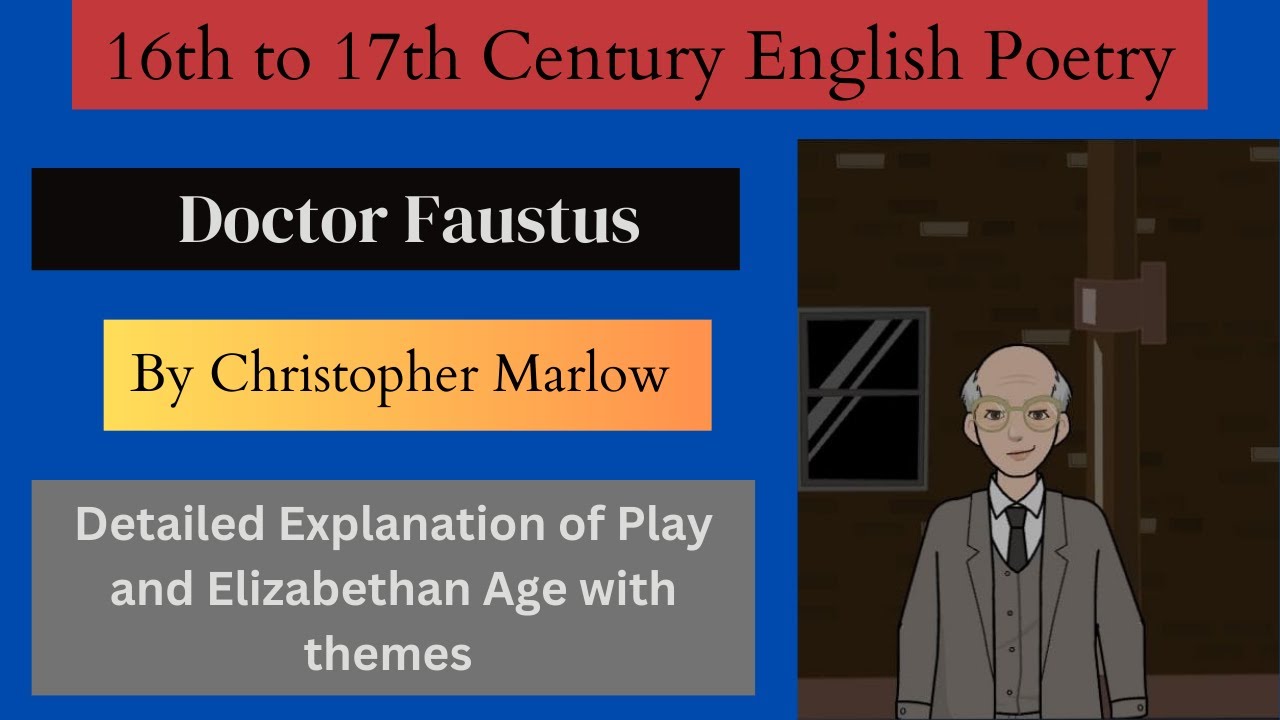 Doctor Faustus by Christopher Marlow|| Detailed Explanation in hindi with background and themes