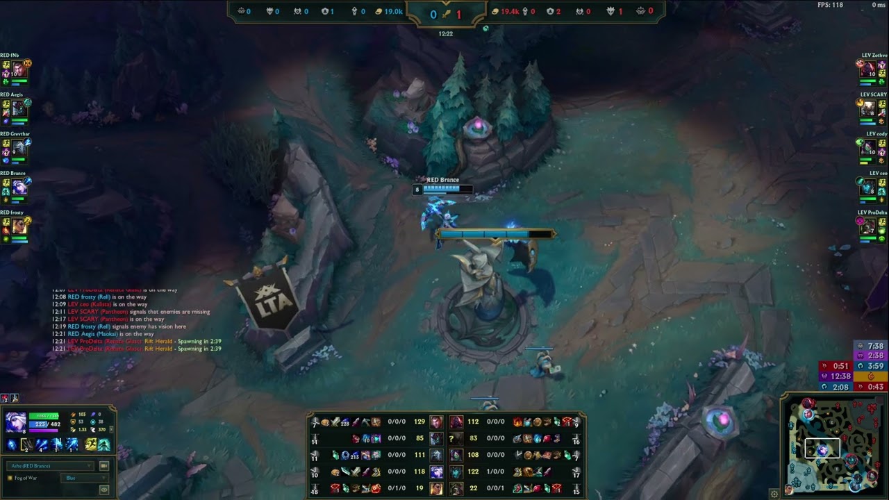 LTA South Split 2 2025 Round 3 LEV vs RED Game 2 (RED Brance Ashe Bot POV)