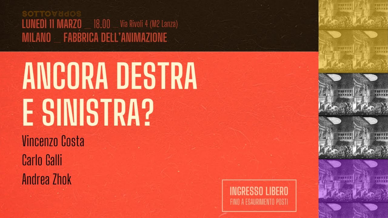 Ancora destra e sinistra? | Vincenzo Costa, Carlo Galli, Andrea Zhok