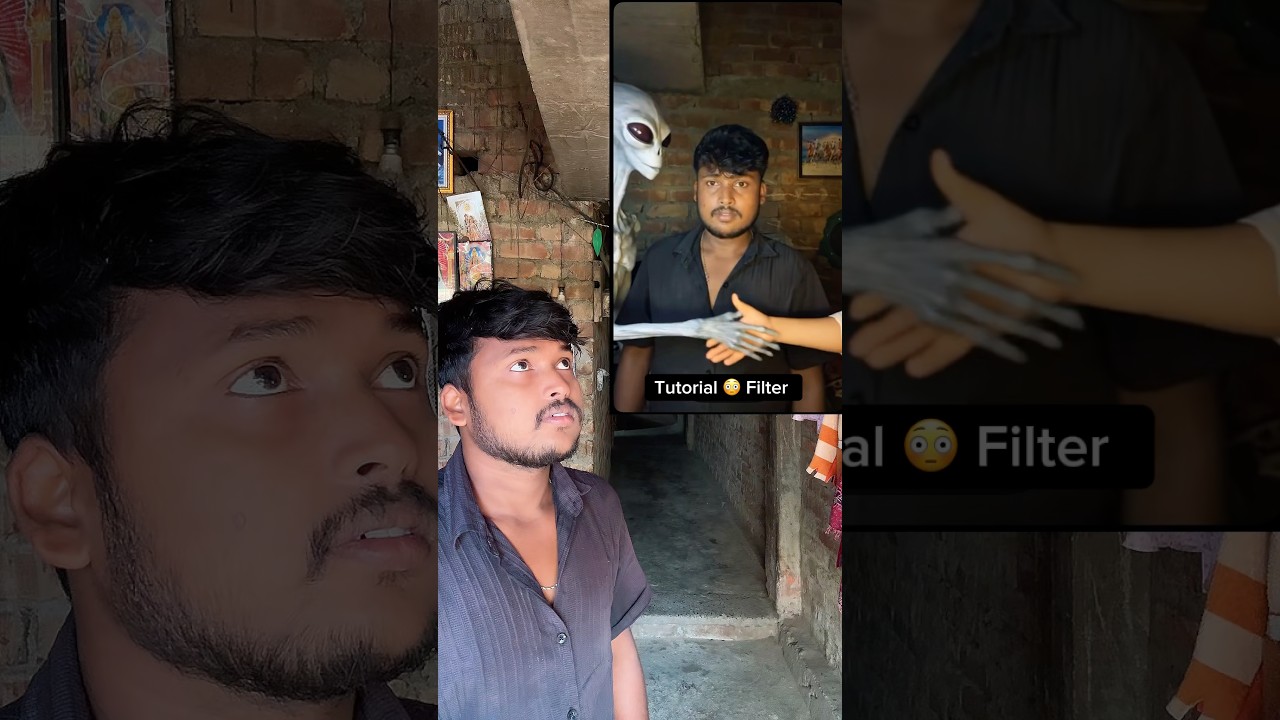 👽 I Met an Alien! Amazing Alien Filter Tutorial | Viral AI Filter Trick #shorts
