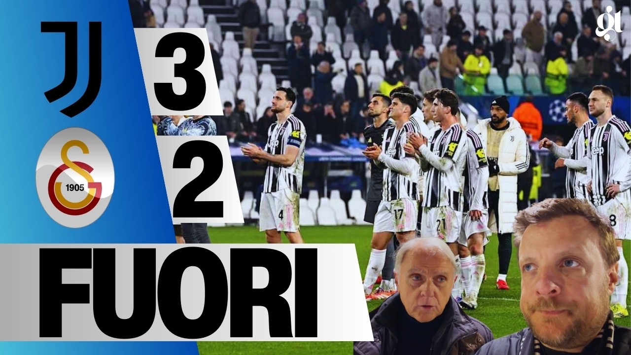 JUVE GALATASARAY 3-2. SIAMO FUORI… MA CHE JUVE! VI PORTO CON ME ALLO STADIUM (col vecchio)