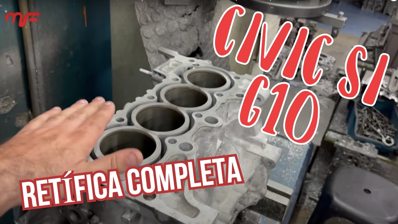 CIVIC SI TURBO - RETÍFICA BLOCO, CABEÇOTE E VOLANTE EMBREA ( PARTE 4 )
