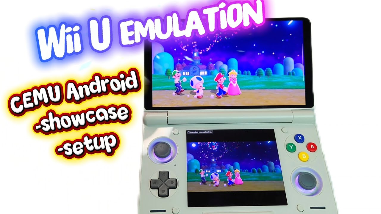Wii U (CEMU) Android Emulation showcase on the AYN Thor dual screen