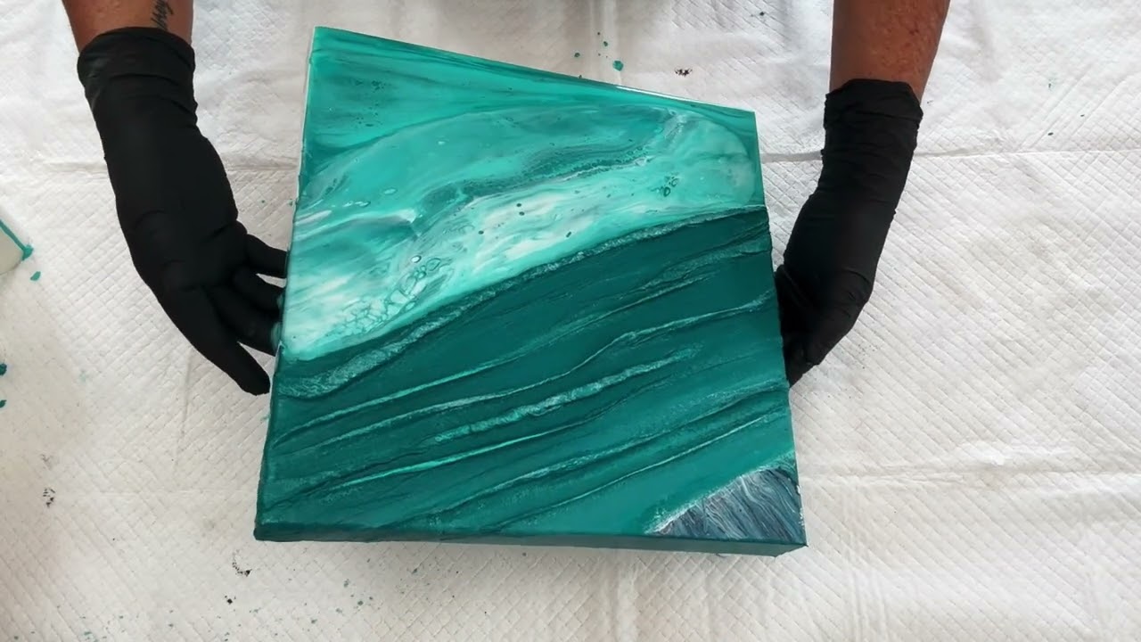 Texture Fiber Oh My This Stuff Is Cool. Acrylic Pour Painting, Flow Art, Fluid Art Technique,
