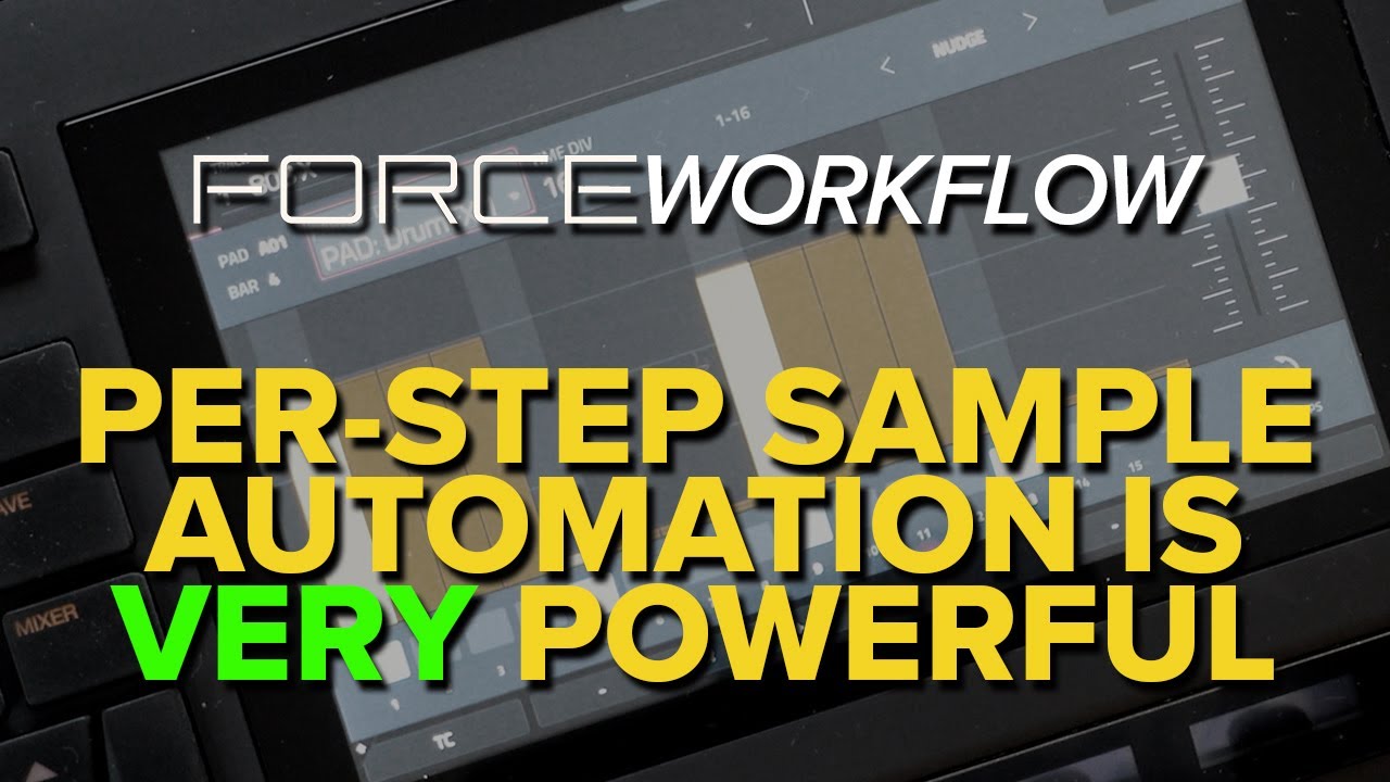 Akai Force Tutorial: Use Sample Pad Automation To Create Interesting Drums